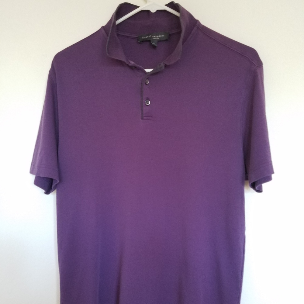 Robert Barakett Purple Polo - Men's Medium